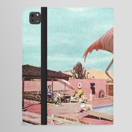Flamingo on Holiday iPad Folio Case