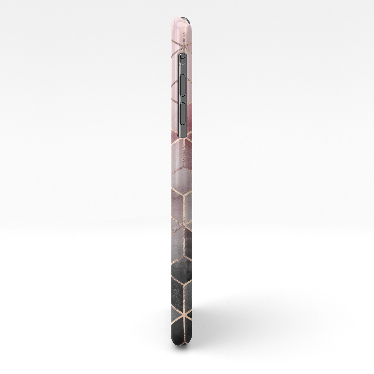 Pink And Grey Gradient Cubes iphone 11 case Pink And Grey Gradient Cubes iphone 11 case