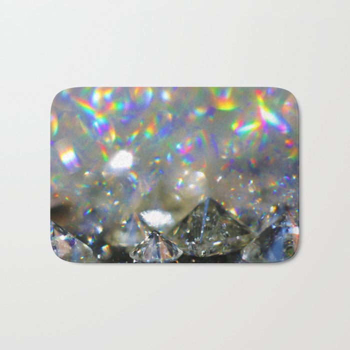 Rainbow Diamonds Bath Mat
