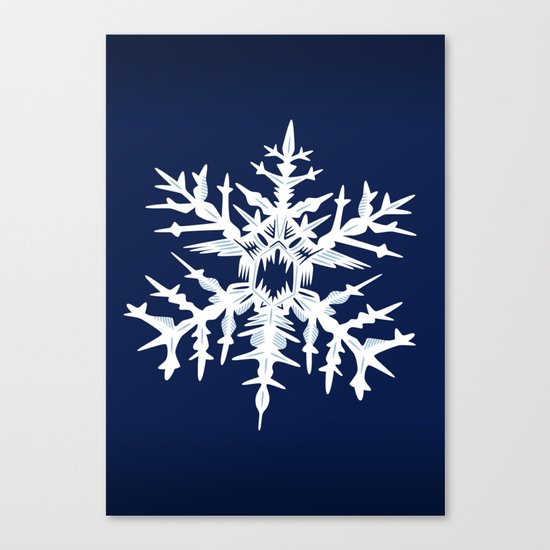 Evil Snow Canvas Print