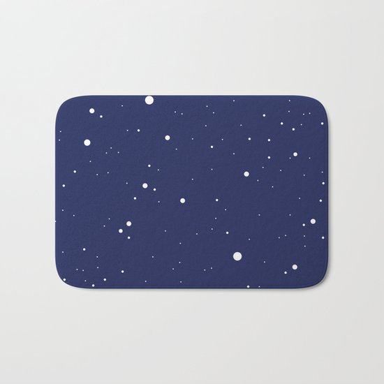 Night sky Bath Mat