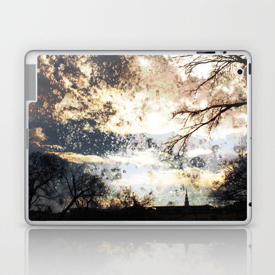 The drops of a Sunset Laptop & iPad Skin