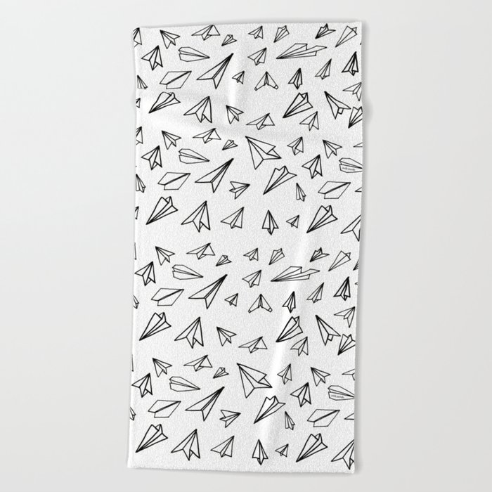 Paper planes Beach Towel