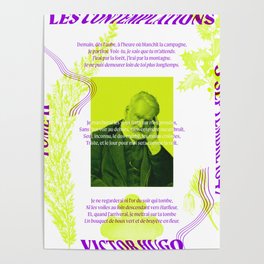Poem's piece - Les contemplations Poster