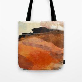 landscape in fall abstract art Tote Bag
