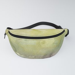 Neutral Earth Colors Painted Surface Watercolor Fanny Pack