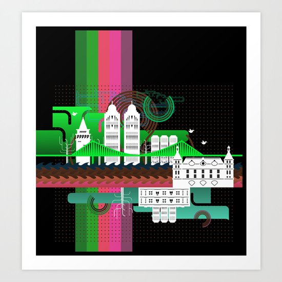 Istanbul aka Constantinopolis Art Print