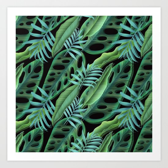 tropical again Art Print