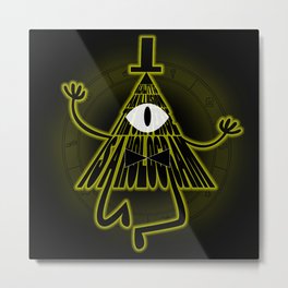 Bill Cipher, Reality is an illusion Metal Print