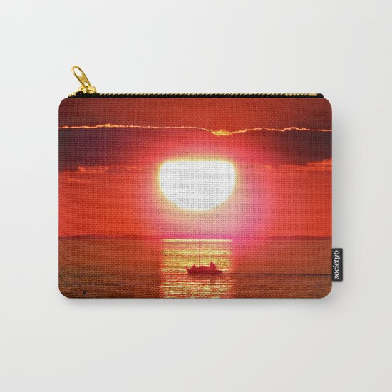 Sailboat Holds the Sun Carry-All Pouch