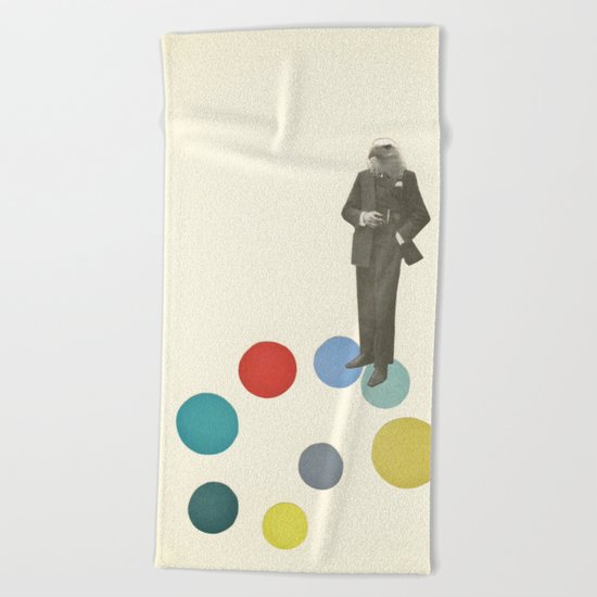 Bird Man Beach Towel