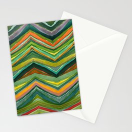 watercolor herringbone Stationery Cards