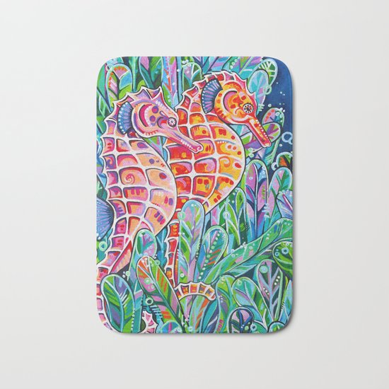 Seahorses Bath Mat