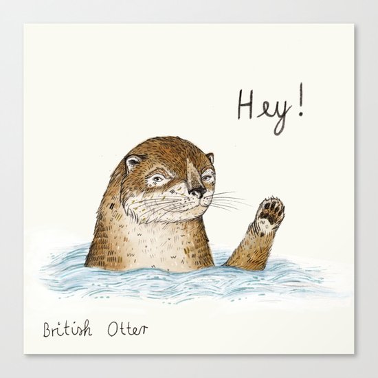 Otter Canvas Print