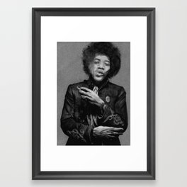 Chilling Hendrix Framed Art Print