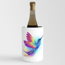 Exotic Rainbow Hummingbird Wine Chiller