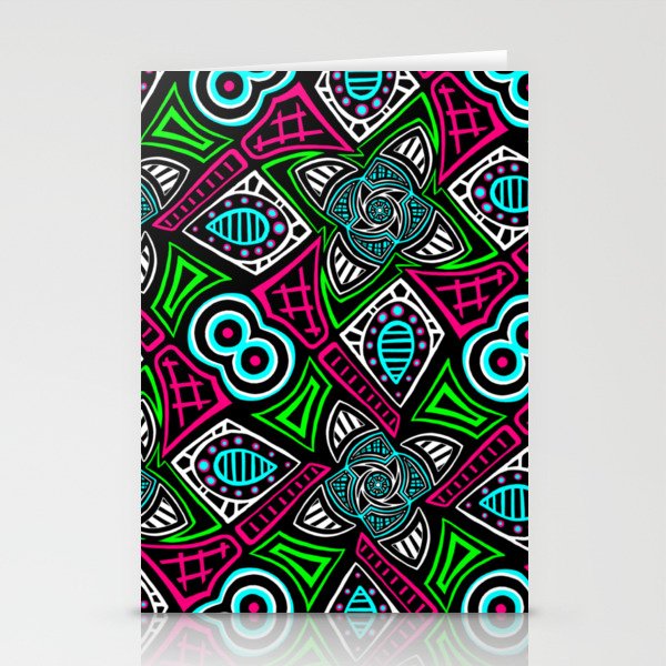 Neon_Abstract002 Stationery Cards