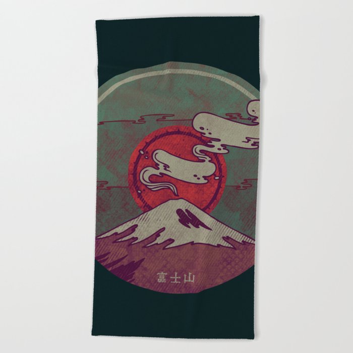 Fuji Beach Towel