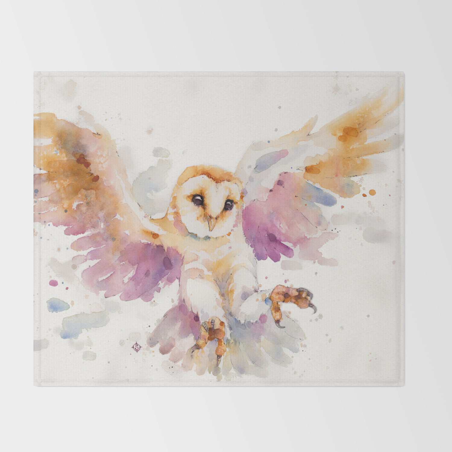 Twilight Owl Throw Blanket By Sillierthansally Society6