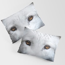 white wolf Pillow Sham