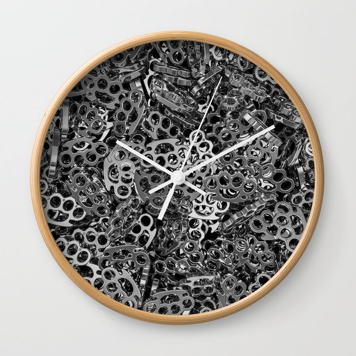 Knuckle dusters Wall Clock