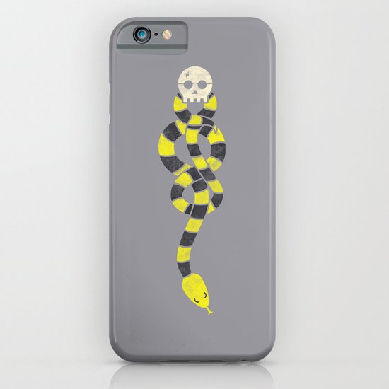 The Scarf Mark - Yellow and Grey iPhone & iPod Case