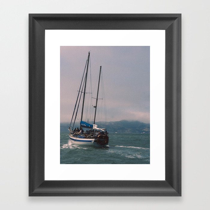 Sailing Tour Framed Art Print