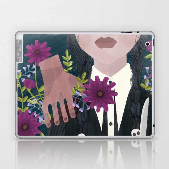 Wednesday and her thing Laptop & iPad Skin