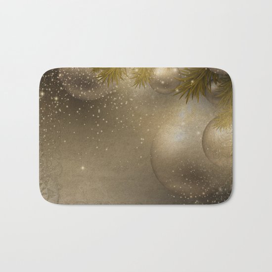 Gold ornaments Bath Mat