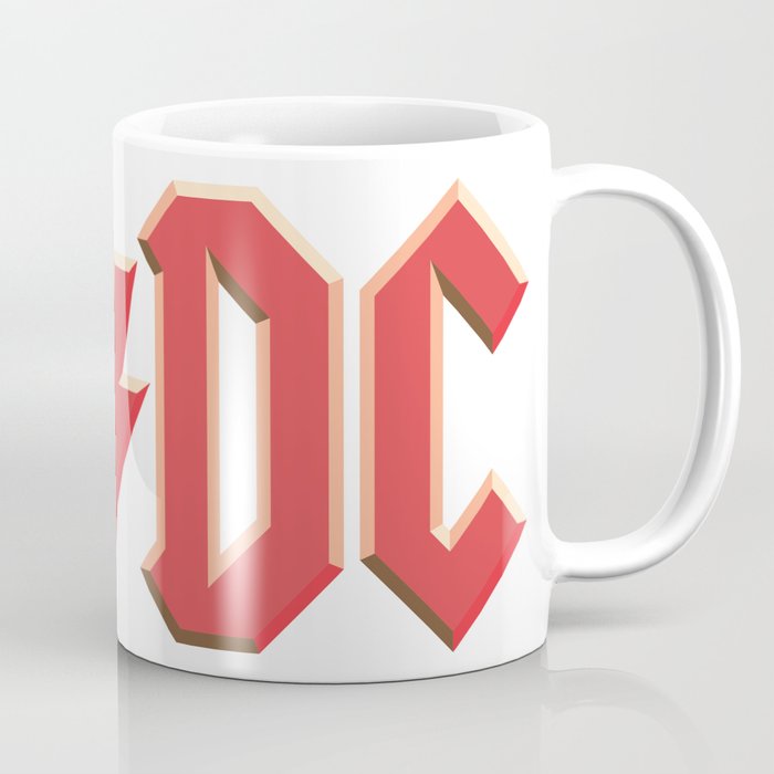 Ac Dc Coffee Mug By Itsmeruva Society6 Ac Dc Coffee Mug
