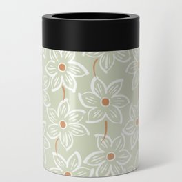 Field of Flowers | Sage Green & Rust | Pattern Can Cooler