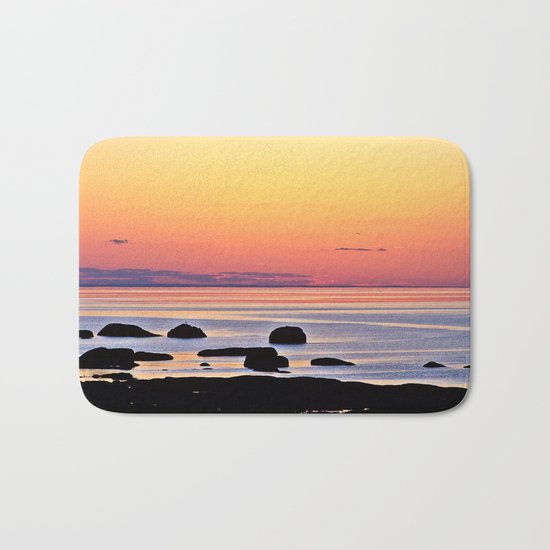 Yellow Skies of Summer Bath Mat