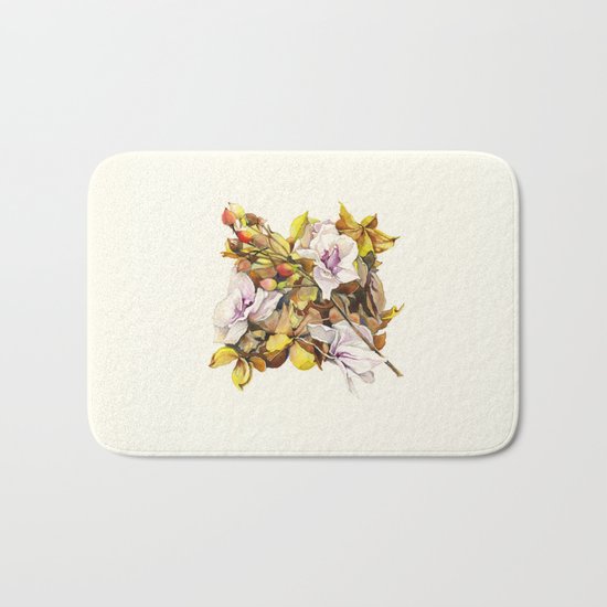 Fallen Petals Bath Mat