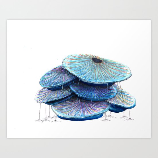 City #29: Gililu Art Print