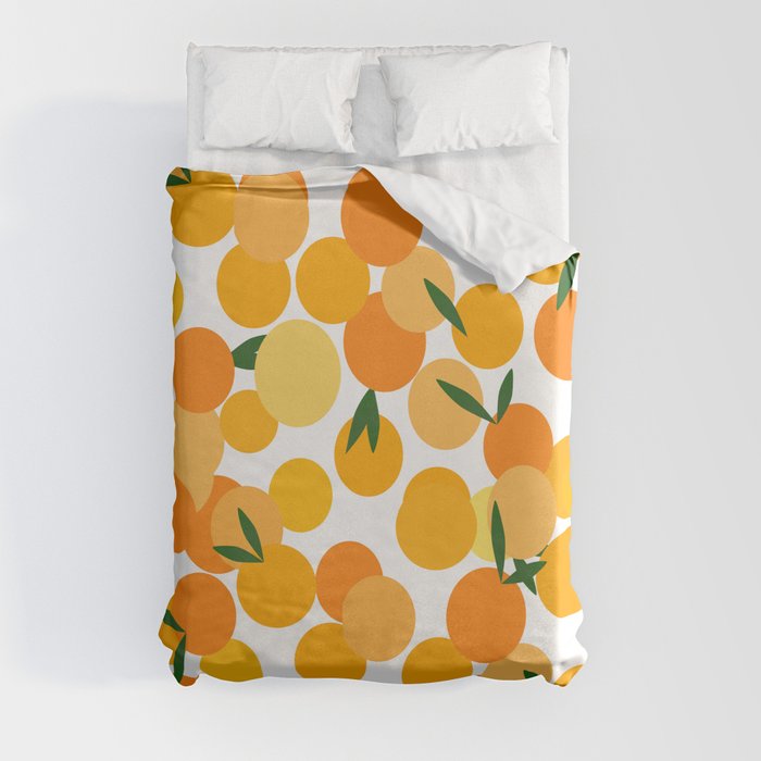 Oranges, Tangerines and Clementines Duvet Cover
