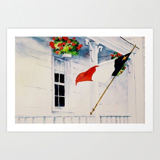 Fierté Acadienne Art Print