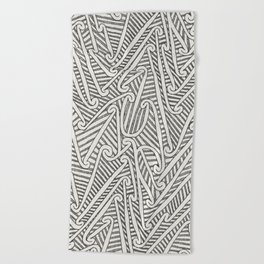 Maori Pattern Beach Towel