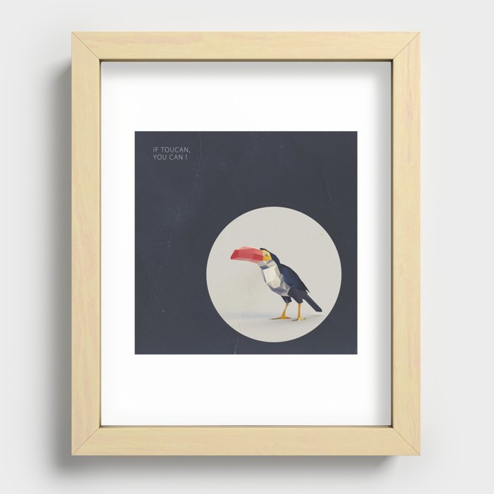 TOUCAN Recessed Framed Print