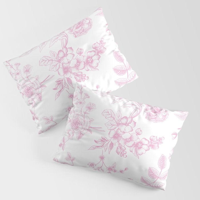 Pink pillow shams shop