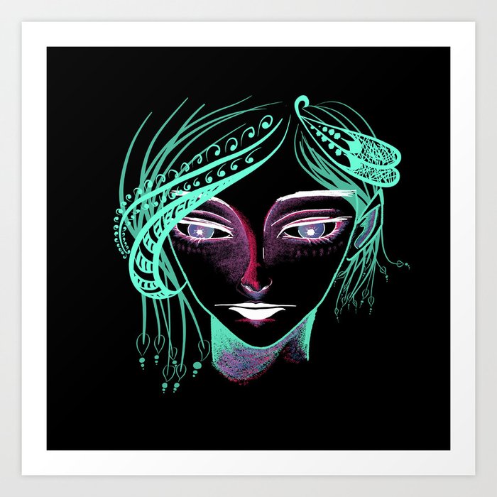 Black Background Art Prints, Framed & Recessed | Society6