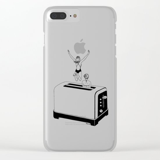 1 Minute Tan Clear iPhone Case