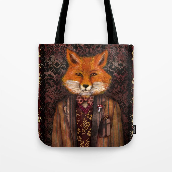 Portrait Of The Mysterious Lord Fox Tote Bag