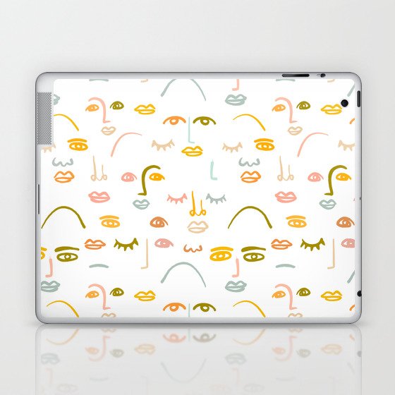 Faces of the World Laptop & iPad Skin