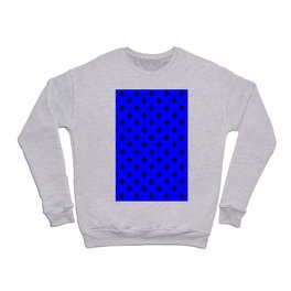 Fleur-de-Lis (Black & Blue Pattern) Crewneck Sweatshirt