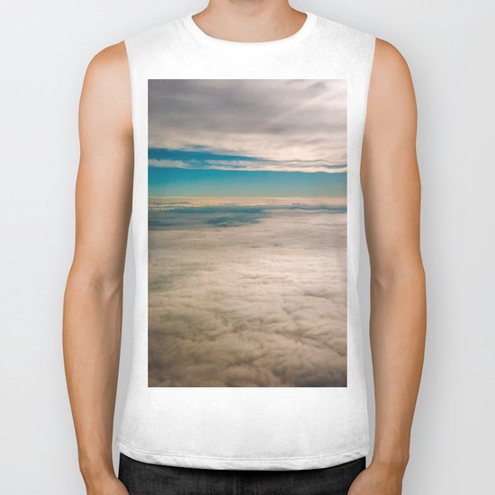 More then clouds Biker Tank