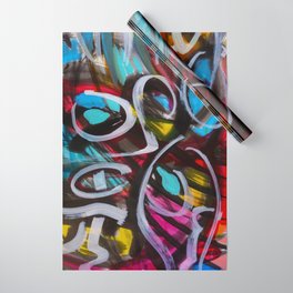Abstract Painting Strokes Energy Tribal Wrapping Paper