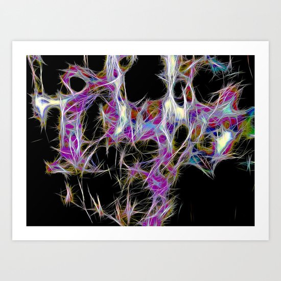 ICE in Pink Art Print