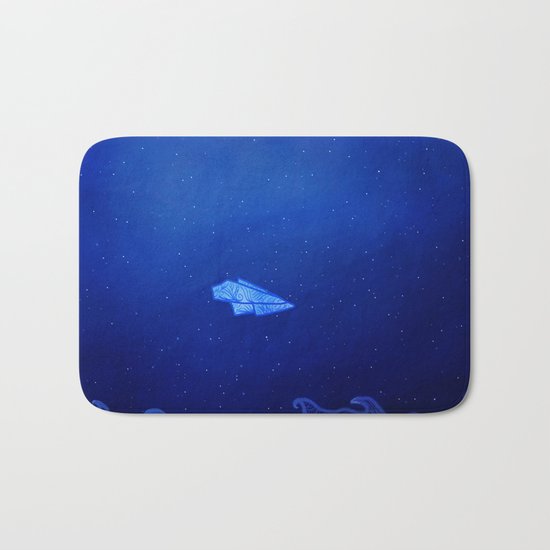 In The Aeroplane Over The Sea Bath Mat