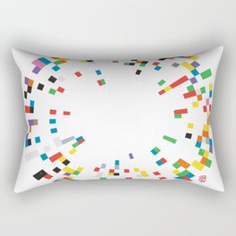 Rainbow Data Rectangular Pillow