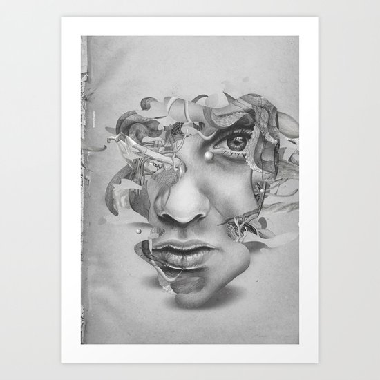 Real vs Surreal Art Print